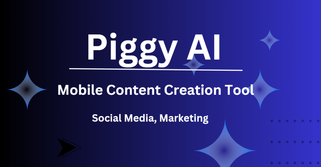 Piggy is a cutting-edge mobile content creation tool that leverages AI to simplify and enhance content creation. With a user-friendly interface, real-time editing, and seamless social media integration, Piggy empowers content creators, marketers, and businesses to produce high-quality content on-the-go.