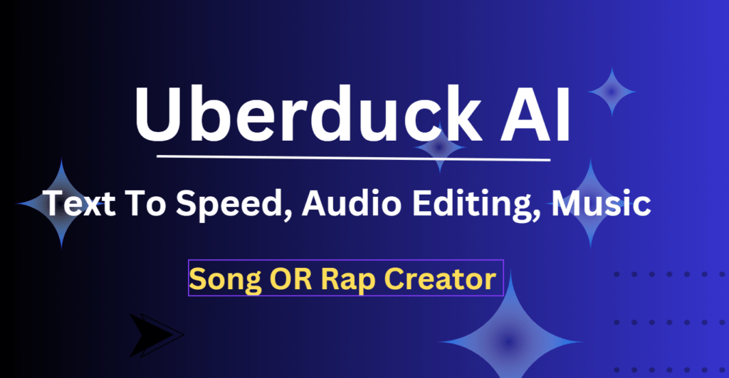 Uberduck: AI-powered audio tool for music composers, producers, and programmers. Generate high-quality sounds, songs, and raps with custom voices, tunes, and lyrics. Easy to use, with applications in music, advertising, and more.