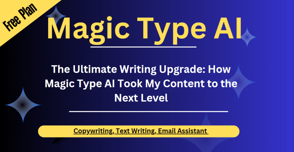 Magic Type AI: Your Personal Writing Assistant. Unlock effortless writing with AI-powered word suggestions, error correction & multilingual support. Boost productivity, enhance creativity & produce high-quality content. Perfect for writers, marketers & content creators.