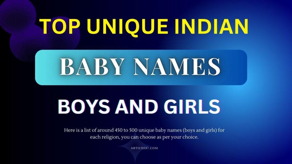 Unique Baby Names For Girls And Boys With Meaning